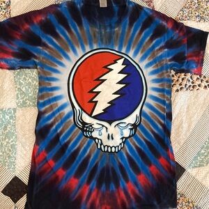 Grateful Dead fare thee well tour tee blue red